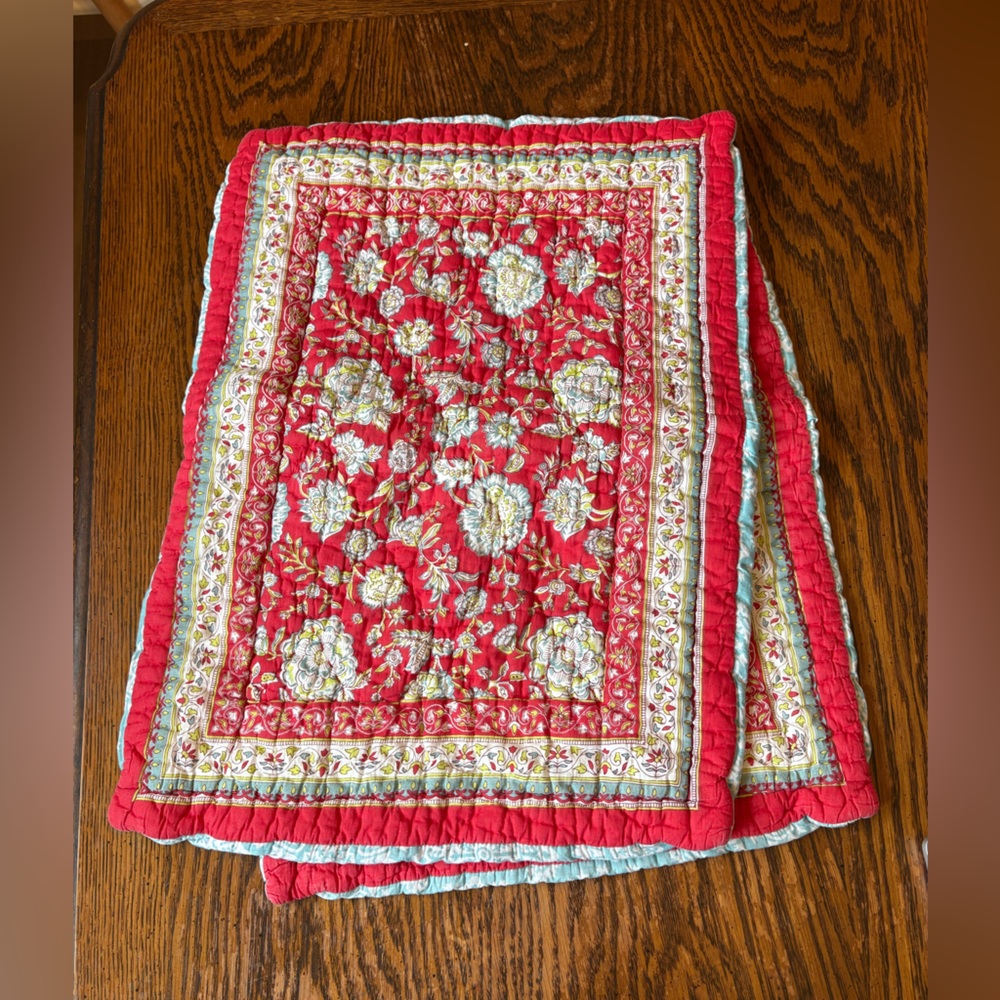 World Market 2pc Sham Set Block Pattern